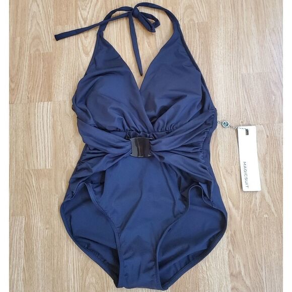 Magicsuit Angelina Halter Tummy-Control One-Piece - Picture 4 of 14